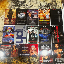Planet Hollywood Las Vegas Collectible Slot Cards Lot: Miss USA, Rambo, Tyson picture