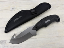 Schrade Old Timer Copperhead Guthook Fixed Blade Hunting Skinning Knife + Sheath picture