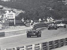 Vintage Laguna Seca Raceway Sports Car Racing Action Snapshot Photo Motorsports picture