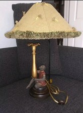 Rare Tyndale Frederick Cooper Monkey Lamp w/Shade picture