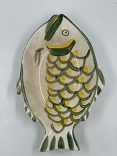 Vintage Nippon Yoko Boeki Co. Japanese Porcelain Fish Shaped Dish Serving Bowl picture
