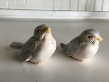 Pair of Blue Bird Figurines Hobbyists Signed MC picture