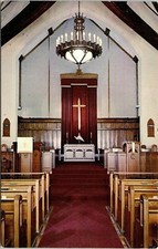 Scotia Methodist Church Scotia NY New York Interior VTG Postcard UNP Unused picture