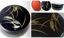 Japanese lacquer art - Kashi-ki for tea ceremony - Urushi lacquer on wood picture