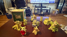 Vintage Real Musgrave Whimsical World of Pocket Dragons Lot of 9 + Box & Card picture