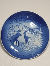 1980 Bing & Grondahl Copenhagen Porcelain Christmas Plate 