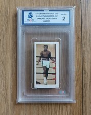 MUHAMMAD ALI CASSIUS CLAY Barratt & Co Famous Sportsmen #24  1971-Graded 2 MGC picture
