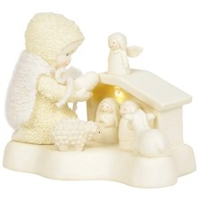 Snowbabies Telling the Holy Story Figurine Peace Collection LIGHTS UP picture