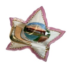 CHICAGO, ILLINOIS IL Antique PAVILION GARFIELD PARK Souvenir China Dish Ashtray picture