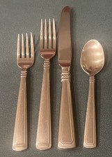 LONGABERGER Woven Traditions Flatware 4 Piece Silverware Preowned Rare picture