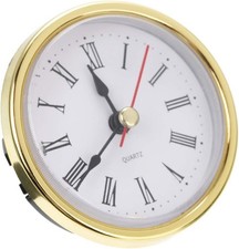 2-1/2 Inch Quartz Clock Insert with Roman Numerals DIY Replacement 65mm picture