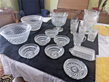 17pc Set of Vintage Anchor Hocking WEXFORD All In Mint Condition picture