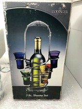 GODINGER 7-Piece Chrome Plated Shooter Set, NEW picture