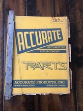 Vintage Accurate Parts Catalog Includes Huge Variety Of Parts (See Description) picture