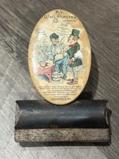 KY KENTUCKY WALL PLASTER CO ADVERTISING CLIP HOLDER METAL RARE LOUISVILLE picture