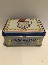 Vintage Edgewater Casino Laughlin Nevada Souvenir Tin Box picture