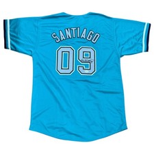 Benito Santiago Autographed Florida (Teal #09) Custom Stitched Jersey - JSA picture