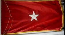 Vintage US Army 1 Star Brigadier General Service Flag picture