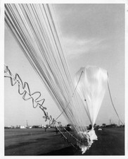 1961 NASA 4 Rare Original Photos Cosmic Ray Balloon Launch Brawley CA Early NASA picture