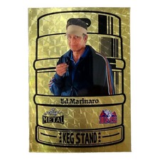Leaf 2017 Metal Ed Marinaro Blue Mountain State Keg Stand #11 Gold Insert picture