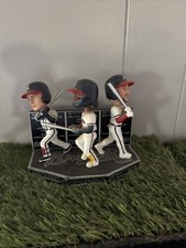 Acuna Riley Olson Atlanta Braves 2023 Silver Slugger Mini Bobblehead Scene picture