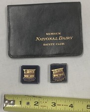 National Dairy Safety Club Award  Pins + I.D. Wallet picture
