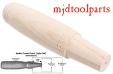 Amish Turned Hickory Socket Firmer Chisel Handle - Style CHK - mjdtoolparts picture