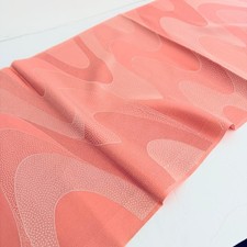 Pink Sway #A 14.5x41 Vintage Japanese Jacquard Kimono Silk Fabric RX25 picture