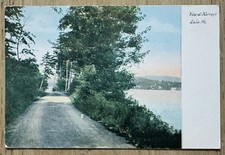VTG Harveys Lake PA Postcard J Murray Jordan Road Shoreline Luzerne Co UNPOSTED picture