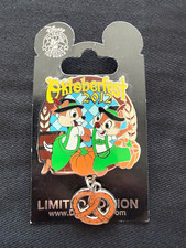 ⁠Disney Pin Chip 'n Dale Lederhosen Oktoberfest 2012 Pretzel Dangle LE 1500⁠ NOC picture
