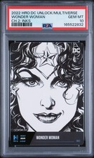 2022 HRO DC Comics Unlock Multiverse Ch 2 Wonder Woman Inks PSA 10 Low Mint A64 picture