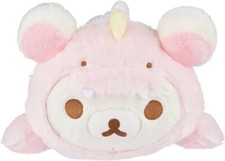 Korilakkuma San-X Original Plays with Dino Laydown Series Plush 11'' Length New picture