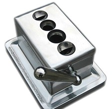 Quad Table Top Cigar Cutter for 52 60 Ring Gauge - EWT Brushed Finish picture