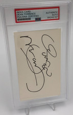DEAN TORRENCE PSA JSA AUTO w COA Signed Index Card Singer JAN & DEAN - SURF CITY picture