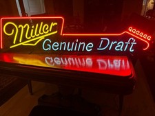 Miller Genuine Draft Guitar Neon Light: Used, 50