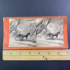 Quebec Calèche Stereoview L. P. Vallée Canadian Scenery 1870s Horse Carriage picture