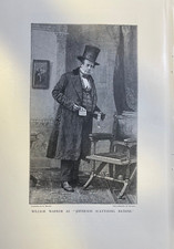 1890 Vintage Illustration Actor William Warren As Jefferson Scattering Batkins picture