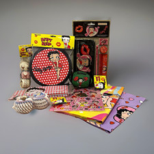 90s Deadstock Betty Boop 9 Piece Merchandise Lot Stationery Kellytoy Y2K Vintage picture