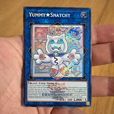 Yummy Snatchy secret rare 1st edition emblazoned 26LP yugioh Konami mint picture