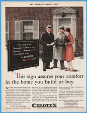 1928 Celotex Chicago IL New Orleans LA insulation board lumber D M Willaims ad picture