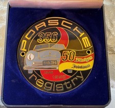 Porsche 356 50th registry grill badge # 917 Of 1000 picture
