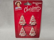 Little Debbie Christmas Tree Cake Ornament Set - New picture