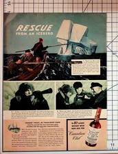 Vintage Canadian Club Whisky Ad 