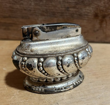 Ronson Crown Silver 1950's Table Top Cigarette Lighter  Vintage  picture
