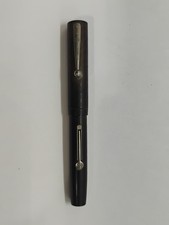 Vintage Antique RARE Waterman's #52v Short Stubby Dark Brown Fountain Pen picture