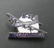 SUPERFORTRESS B-29 AIR FORCE BOMBER AIRCRAFT LAPEL PIN 1.75 inches USAF picture
