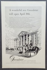1948 Greenbrier and Cottages Grand Opening West Virginia Vintage Print Ad a198 picture