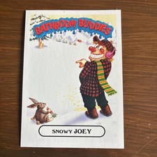 2016 Topps Garbage Pail Kids SNOWY JOEY Bathroom Buddies - 4a picture