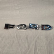 1964 Ford F100 Truck Hood Grille Letters Emblem Set OEM F-O-R-D Vintage Chrome picture