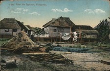 Manila, Philippines After the Typhoon 1912 Original Vintage Postcard picture